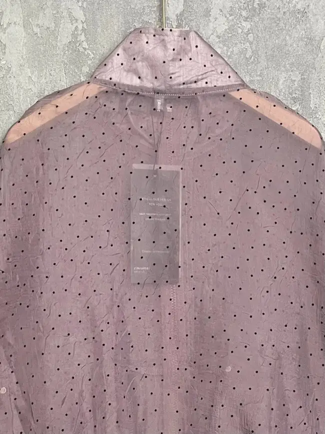 Ветровка-пыльник в горох 6703 Размер 50-58 фото 58