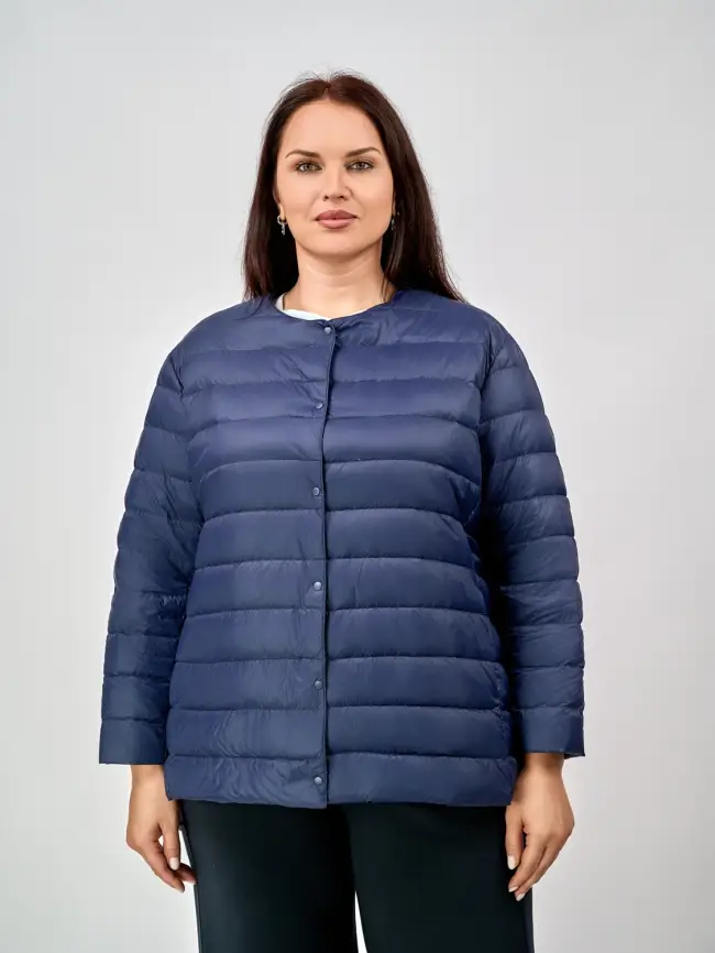 Легкая пуховая куртка 8802 Размер 46-56 фото 1
