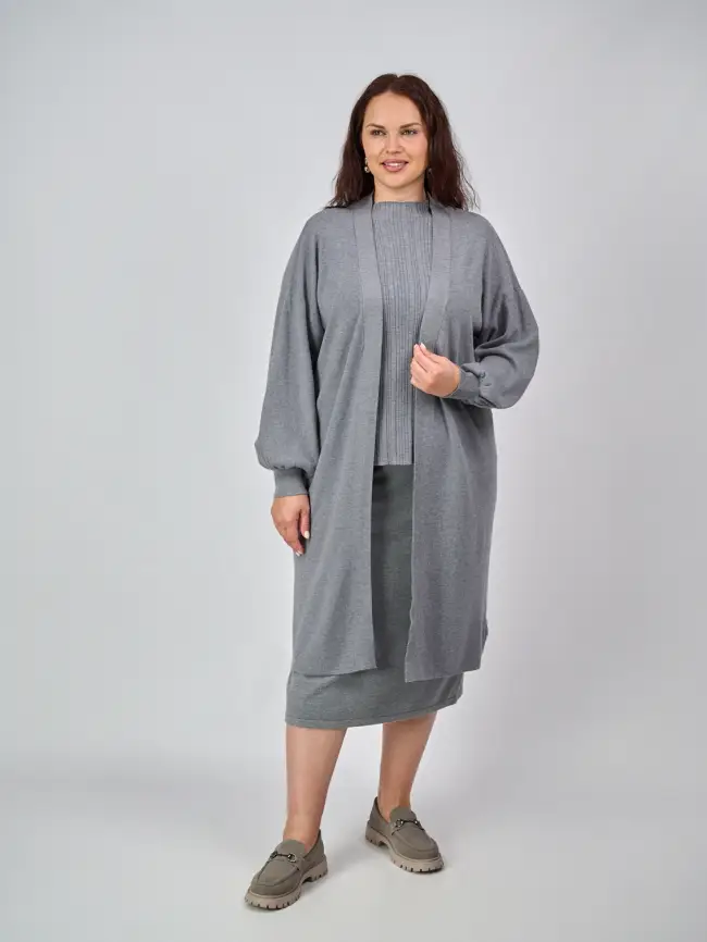 Кардиган ЭттоПлюс 1061 Размер 48-58 фото 37