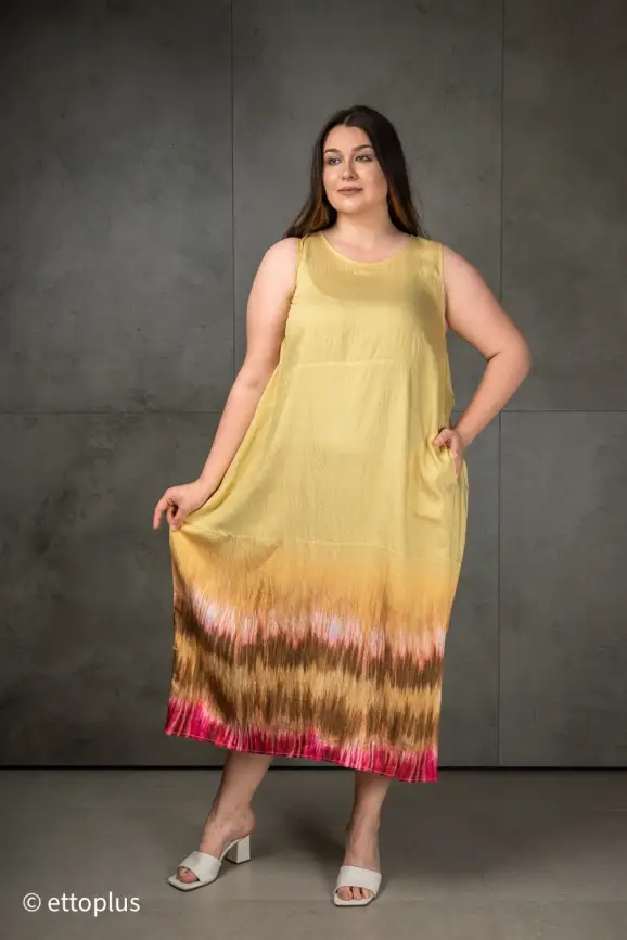 Сарафан ЭттоПлюс 026-3 размеры 52- 60 фото 7