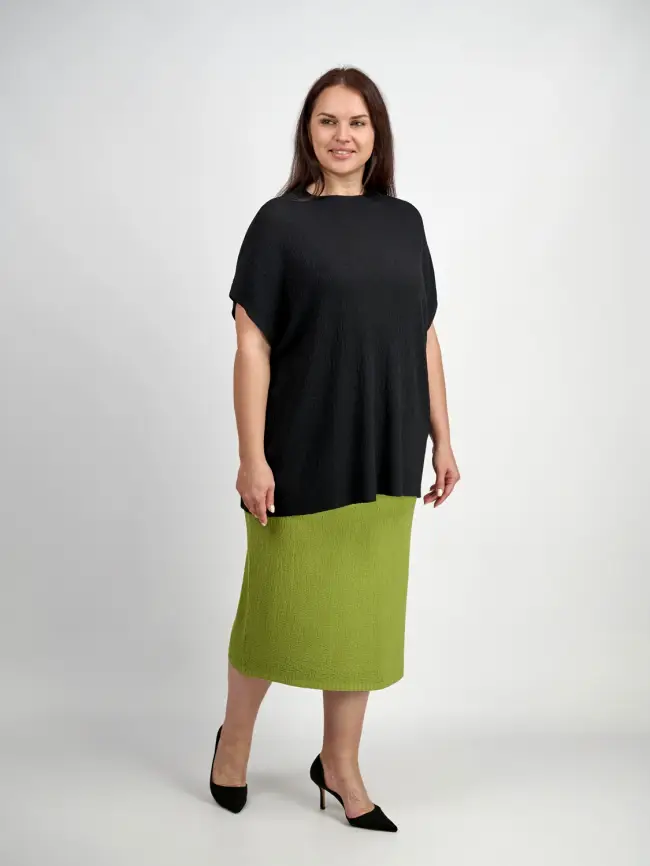 Юбка облегченная ЭттоПлюс 1026-1 Размер 48-56 фото 10