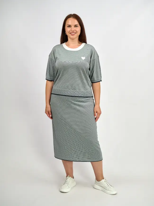 Костюм двойка ЭттоПлюс 25418 Размеры 52-58 фото 23