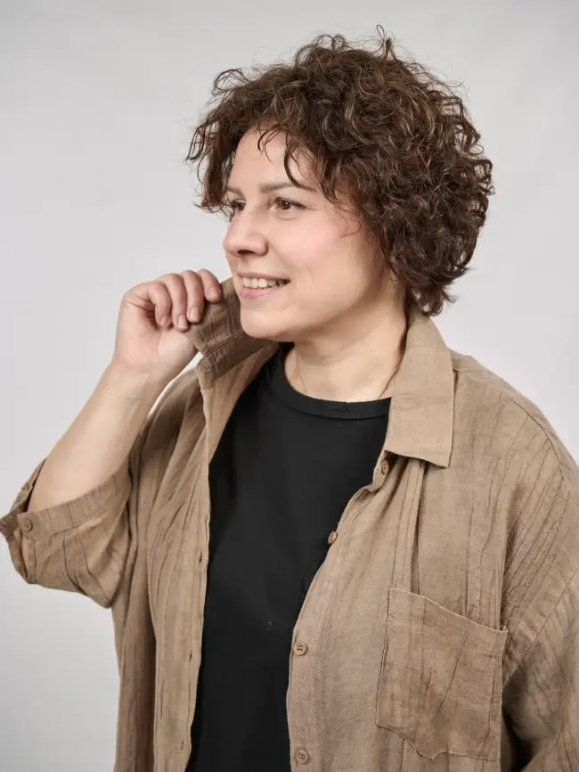 Рубашка-кардиган рукав 3/4 24093 Размер 50-58 фото 24