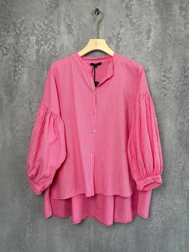 Рубашка фонарик Италия 3160 полоска Размер 52-58 фото 24