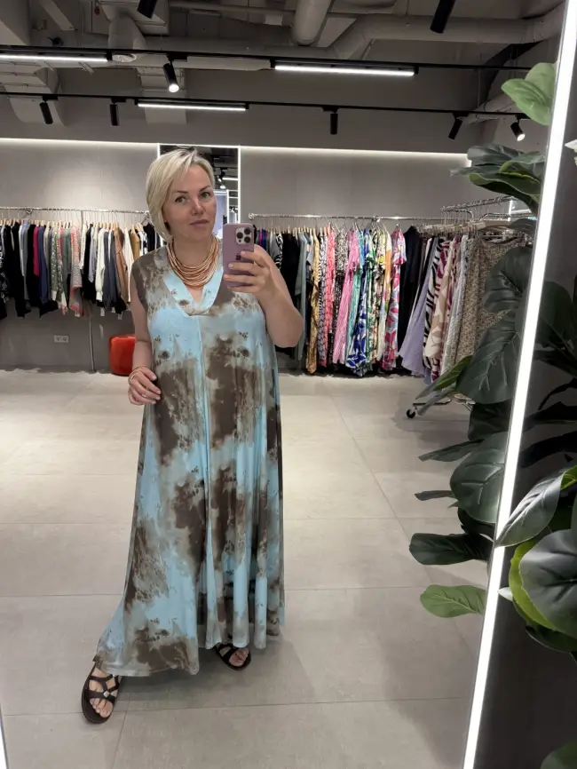 Сарафан ЭттоПлюс 34189 размер 52- 58 фото 7