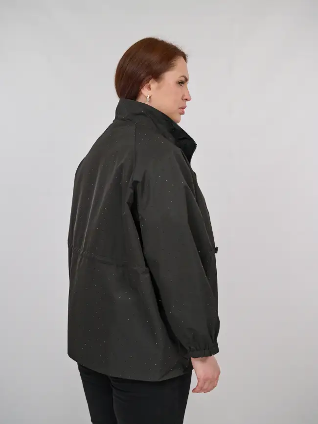 Ветровка со стразами 1635 Размер 50-54 фото 7