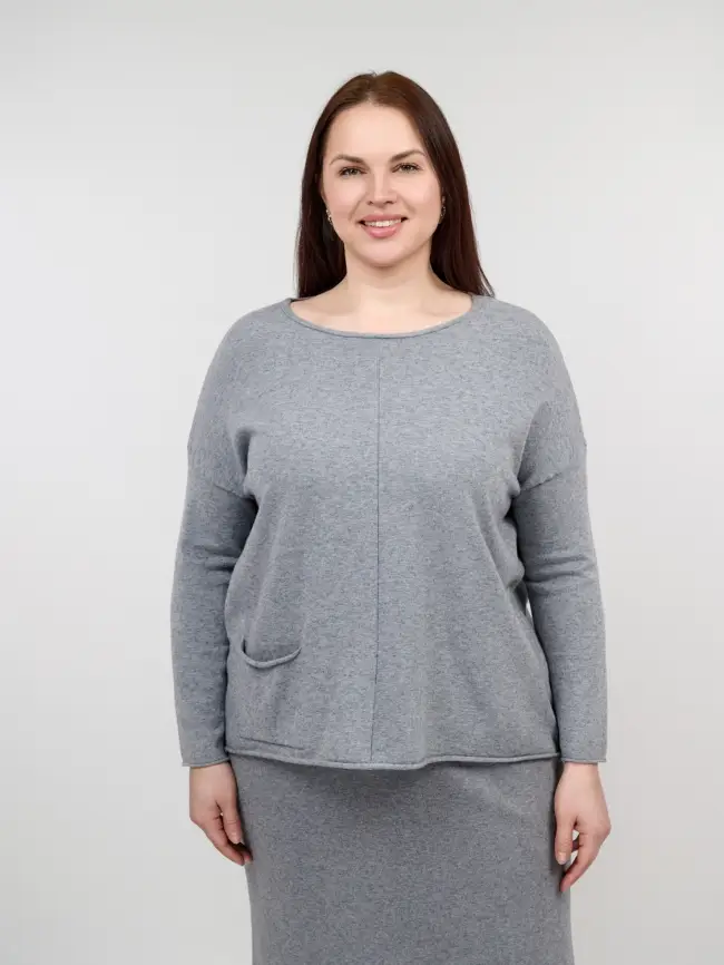 Джемпер ЭттоПлюс 1235 Размер 48-56 фото 47