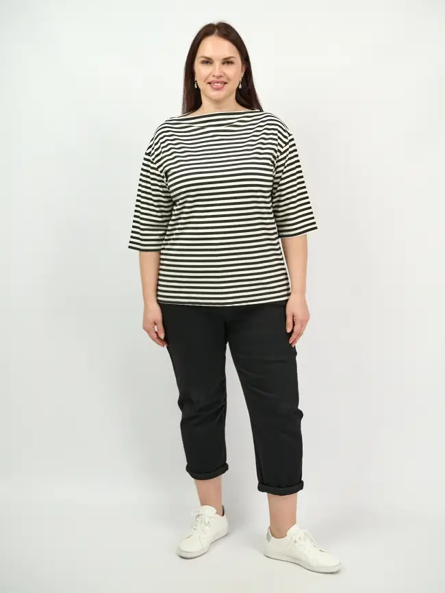 Лонгслив полоска ЭттоПлюс 1711 Размер 50-56 фото 2