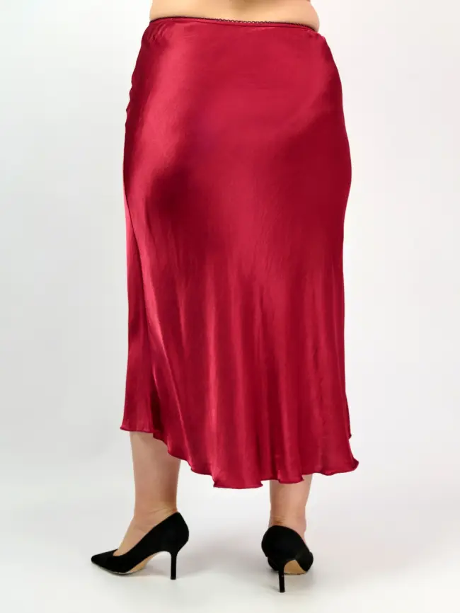 Юбка атлас 9298-1 Размер 48-56 фото 124