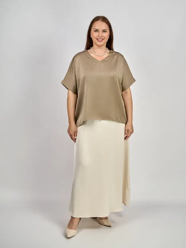 Юбка ЭттоПлюс 1001-2 Размеры 52-58 фото 47