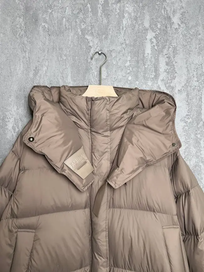 Пуховое пальто 788 Размер 48-54 фото 3