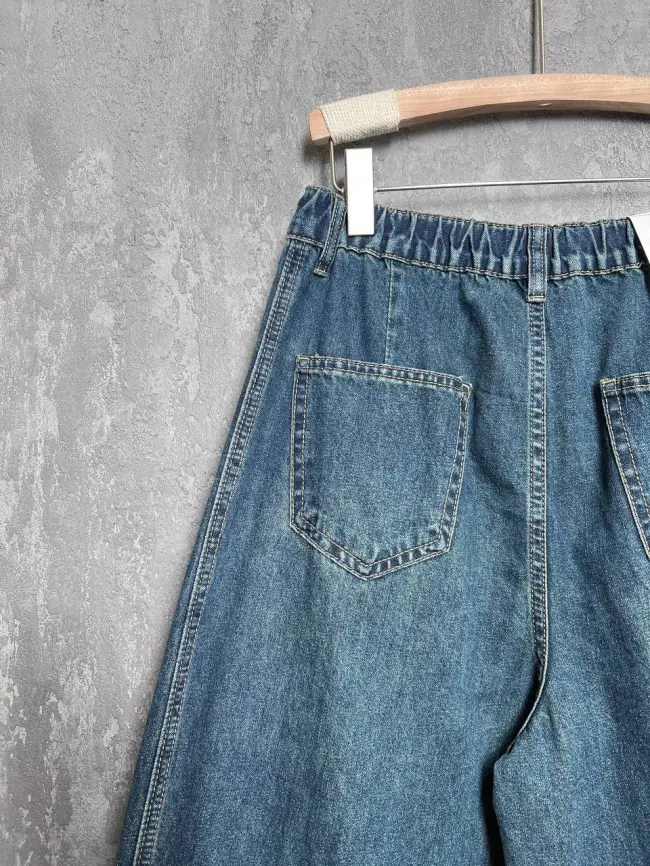 Джинсы палаццо 38785 Размеры 50-54 фото 20