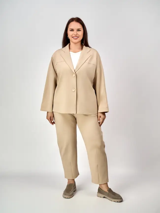 Брючный костюм ЭттоПлюс 9394 Размеры 48-58 фото 21