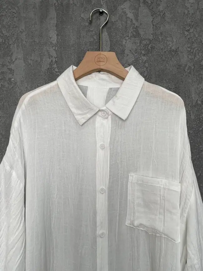 Рубашка-кардиган 2508 Размер 50-58 фото 32