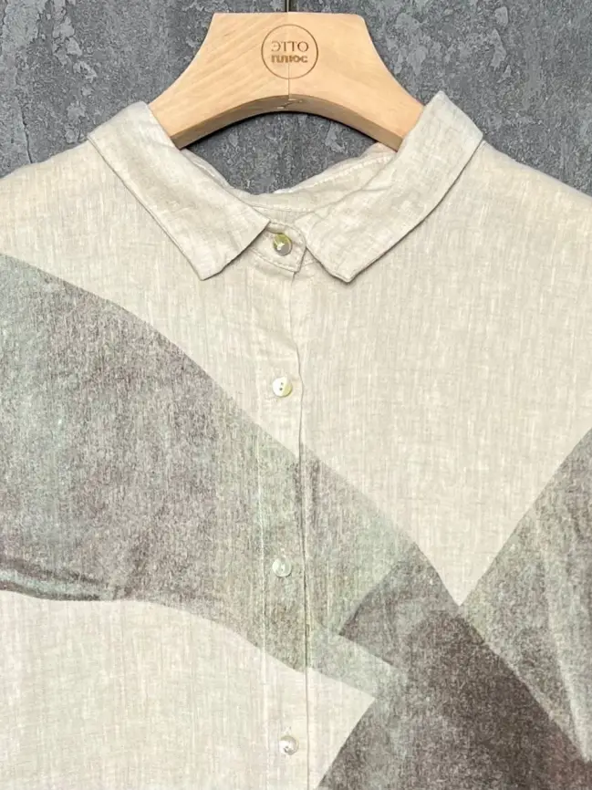 Льняная рубашка 8341 фото 3