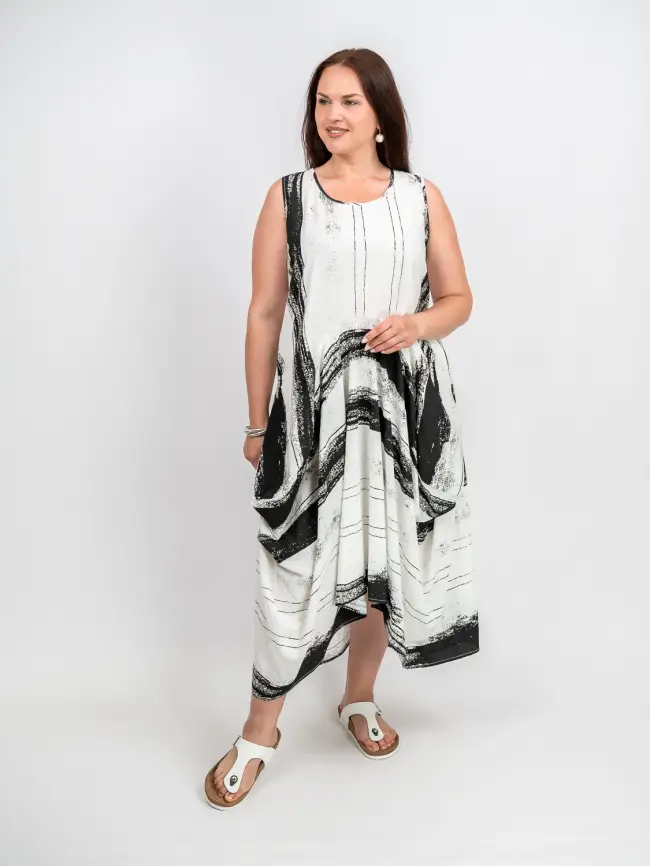 Сарафан ЭттоПлюс 10432 размер 52- 58 фото 8