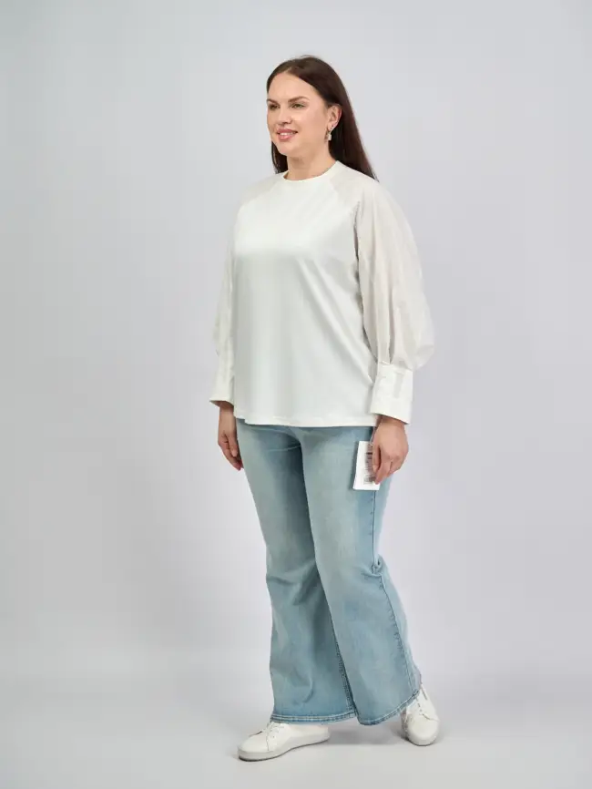 Джинсы клеш Бэст 36025 Размер 50-54 фото 7