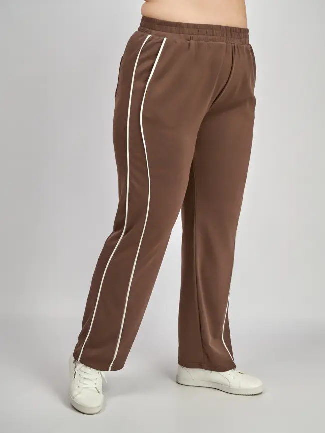 Брюки с лампасами 82677 Батал ЭТТО ПЛЮС фото 9