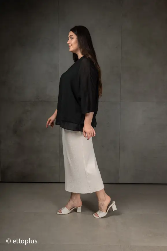 Блуза ЭттоПлюс 30059 Размер 50-58 фото 65