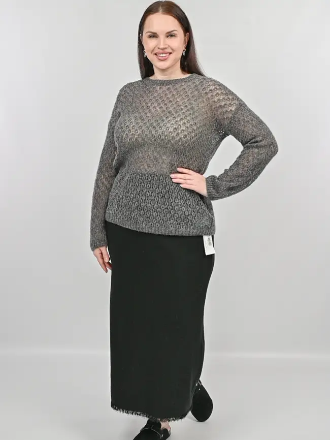 Джемпер 1530 Размер 50-58 фото 16