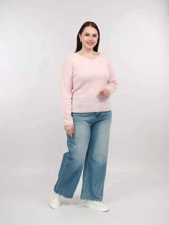 Джемпер шерсть,кашемир 25678 Размер 48-56 фото 15