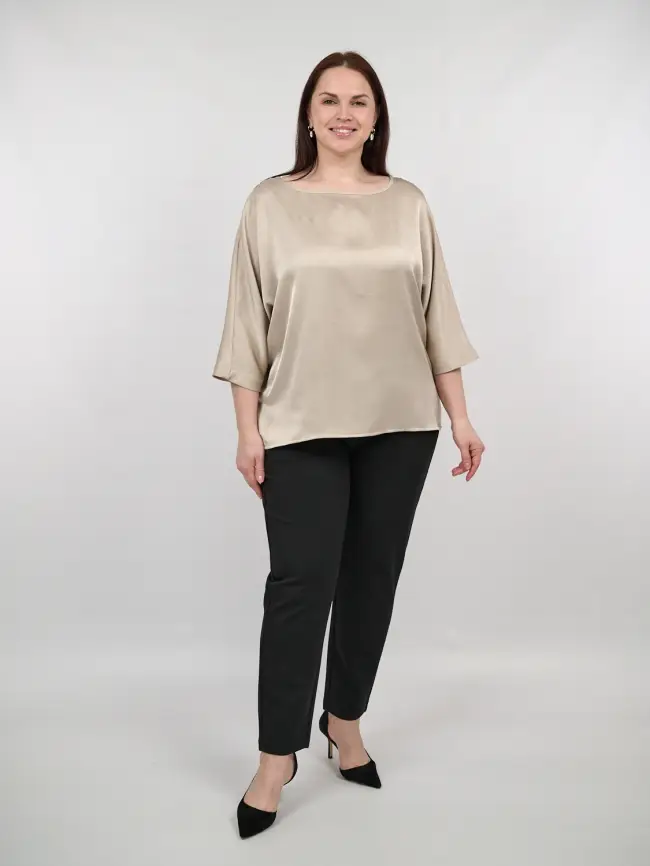 Блуза ЭттоПлюс 1005 Размер 50-58 фото 30