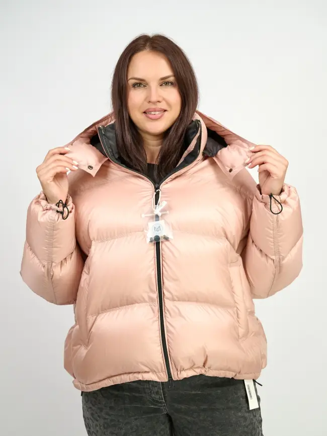 Пуховик зимний короткий 9903 Размер 50-58 фото 38