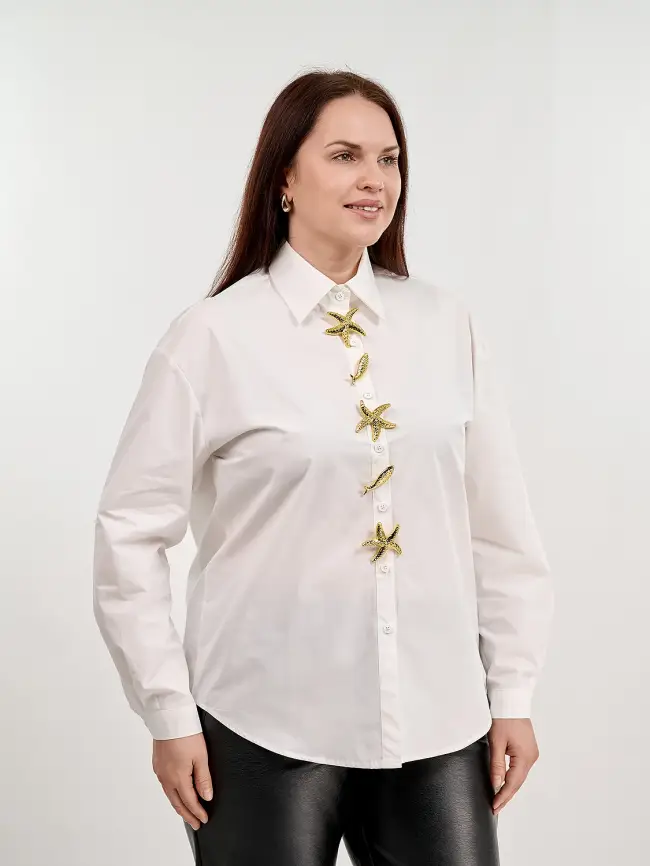 Рубашка 8601 Размер 48-54 фото 8