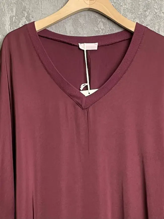 Блуза атлас Италия 84085 Размер 50-56 фото 14