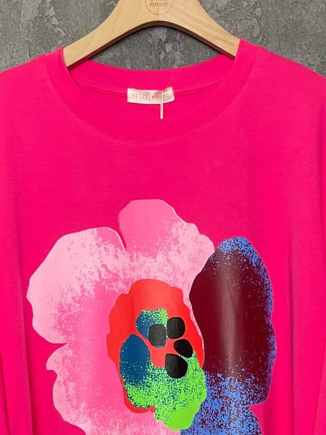 Лонгслив Цветы 25001 ЭттоПлюс Размер 50-58 фото 54