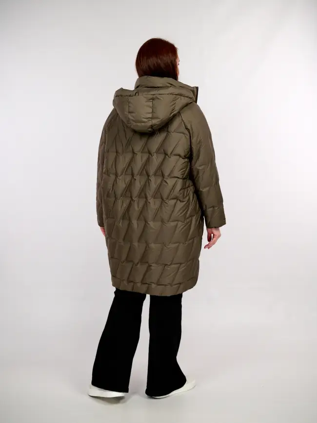 Пальто "Зиг-Заг" 6536 Размер 50-56 фото 47