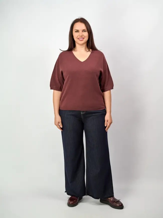 Джинсы палаццо 999 Размеры 50-58 фото 2