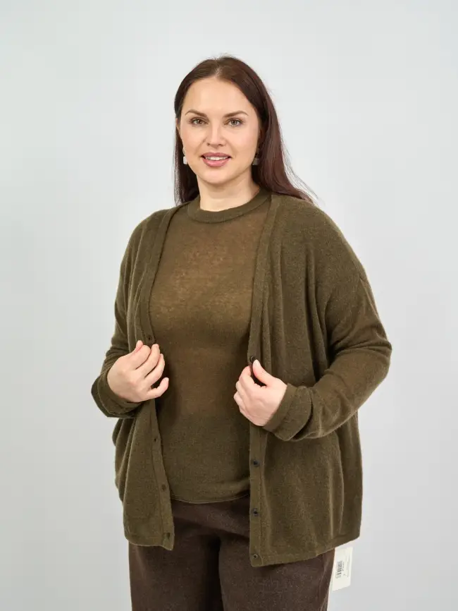 Джемпер-Кардиган 1854 Размер 50-58 фото 1