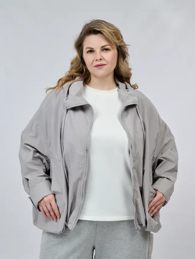 Ветровка облегченная с капюшоном 25185 Размер 52-58 фото 108