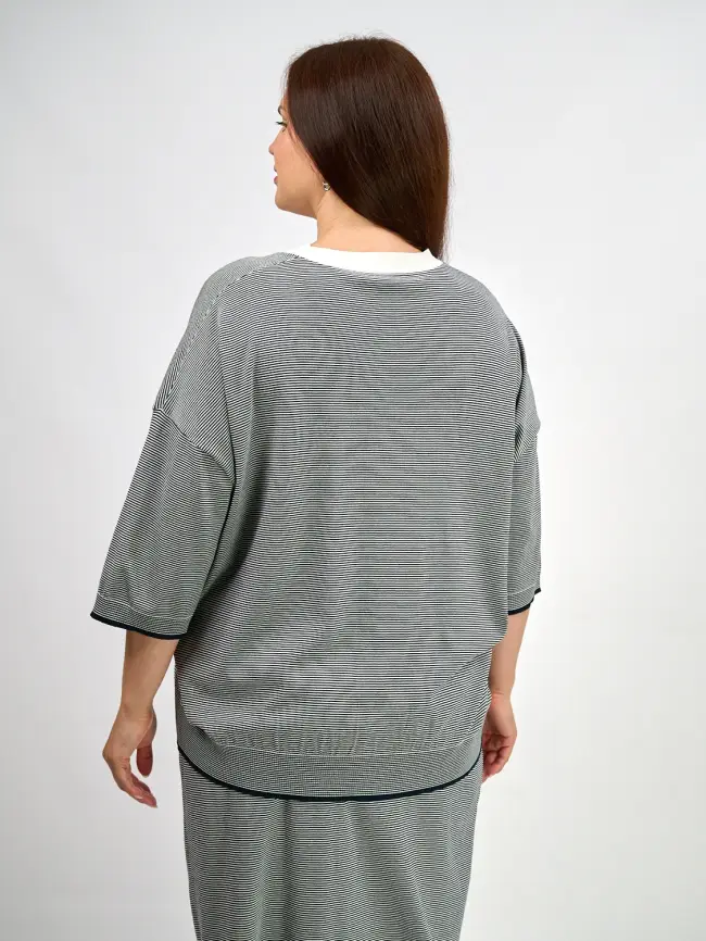 Джемпер облегченный ЭттоПлюс 25415-1 Размер 54-58 фото 5