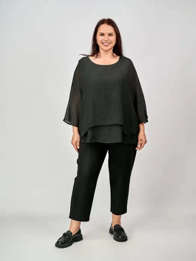 Блуза ЭттоПлюс 30059 Размер 50-58 фото 58