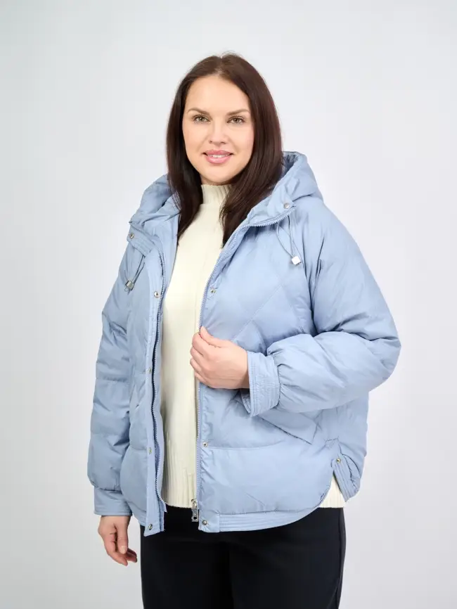 Пуховая куртка ЭттоПлюс 2553 Размер 48-54 фото 123