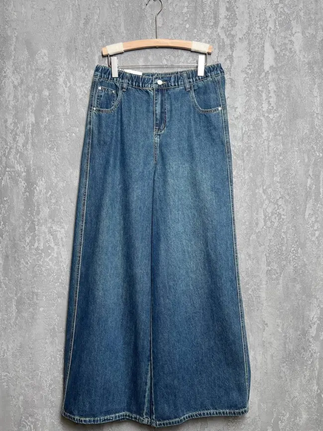 Джинсы палаццо 38785 Размеры 50-54 фото 16