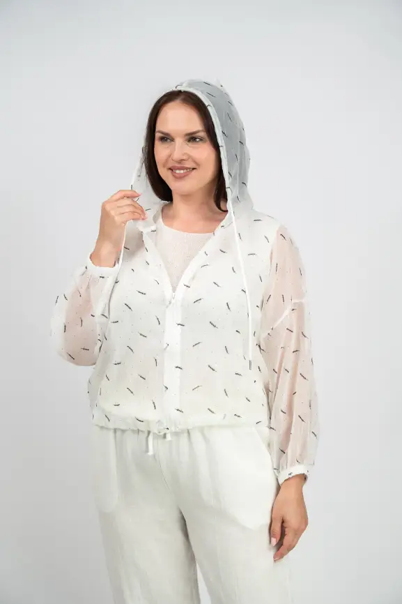 Ветровка-пыльник с принтом 6717 фото 38