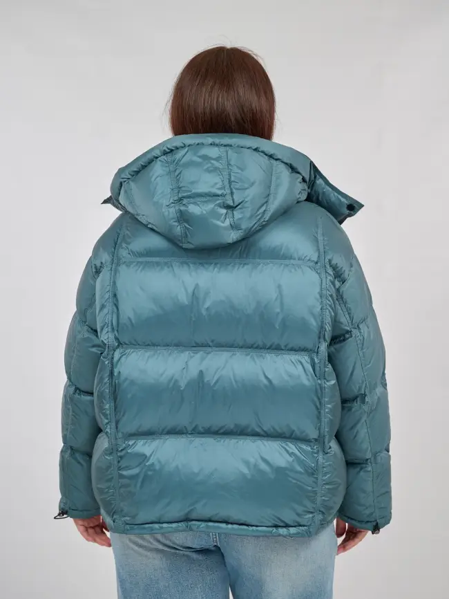 Пуховик зимний короткий 9903 Размер 50-58 фото 61