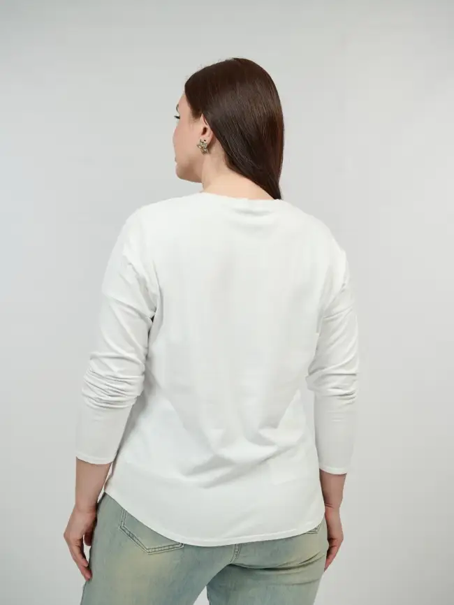 Лонгслив с принтом Италия 8811 Размер 50-58 фото 5