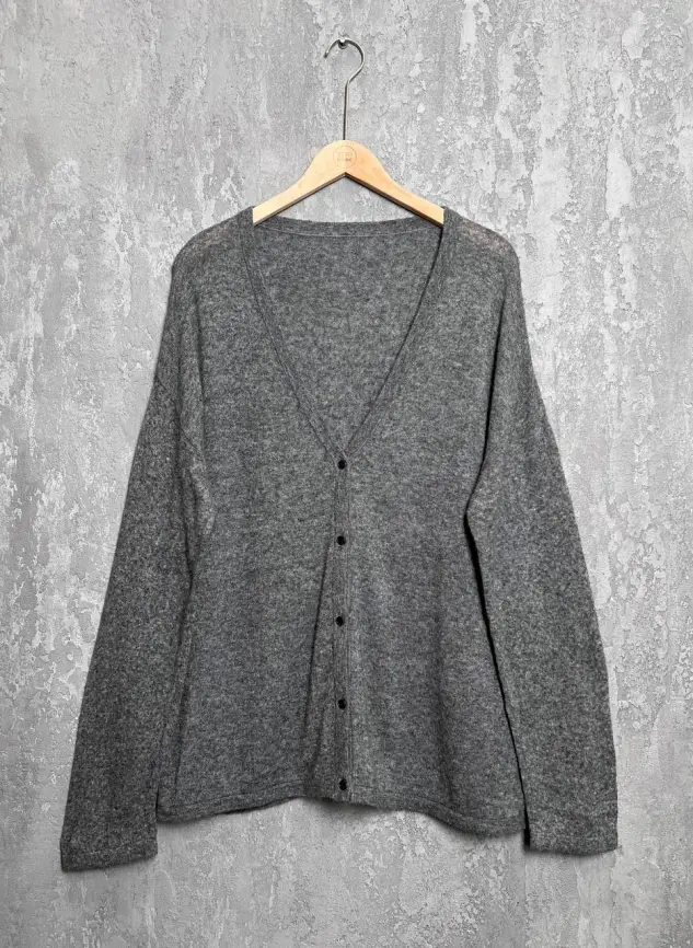 Джемпер-Кардиган 1854 Размер 50-58 (серый)Уценка фото 1