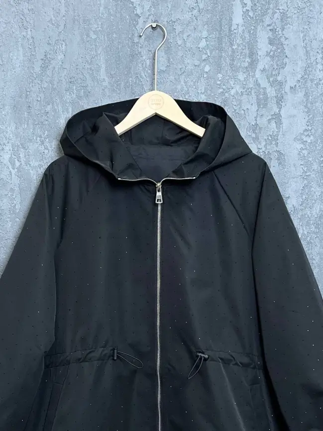 Ветровка со стразами 1633 Размер 50-58 фото 13