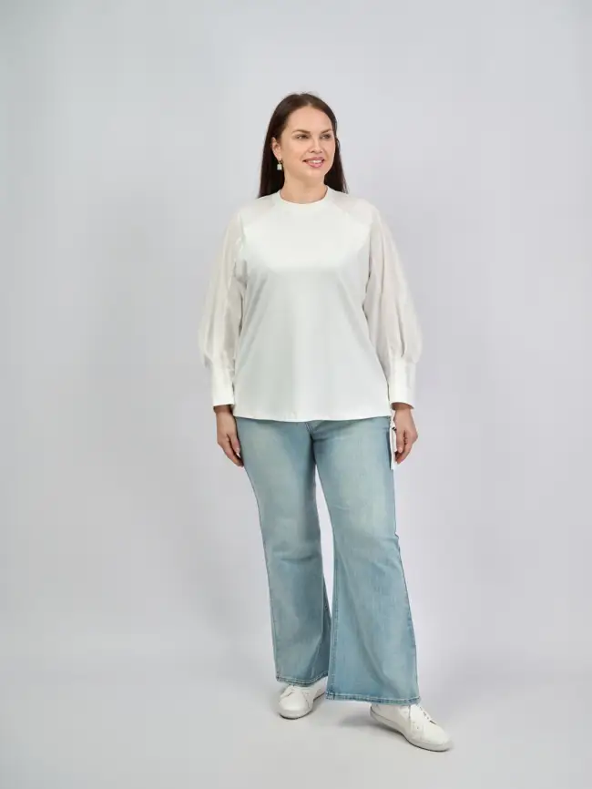 Лонгслив 25198 Размер 50-54 фото 3