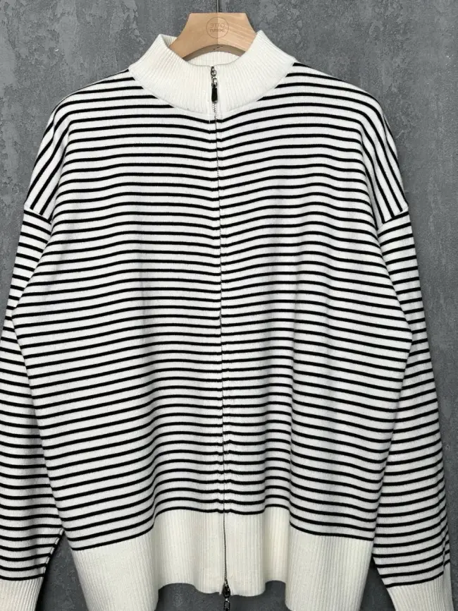 Джемпер на молнии ЭттоПлюс 25411 Размер 52-58 фото 8