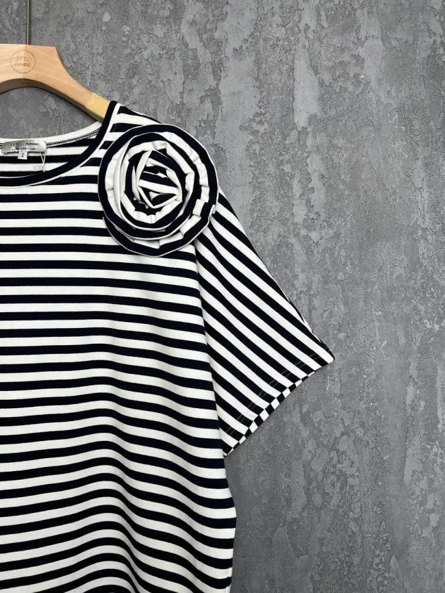 Футболка полоска ЭттоПлюс 33415 Размеры 50-58 фото 47