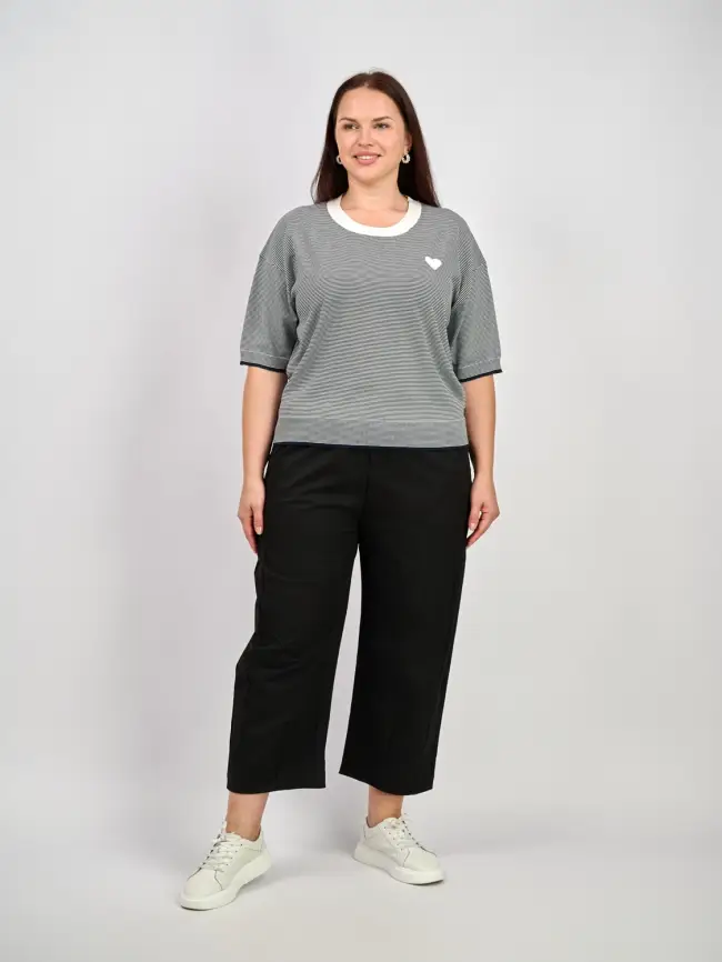 Джемпер облегченный ЭттоПлюс 25415 размер 48-54 фото 5