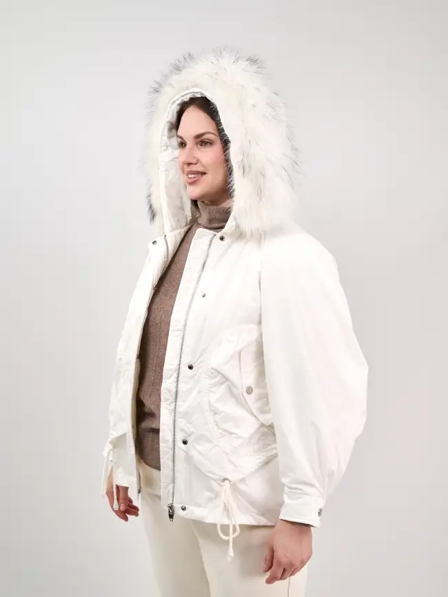 Пуховая куртка "Снежок" 8998 Размер 48-54 фото 10