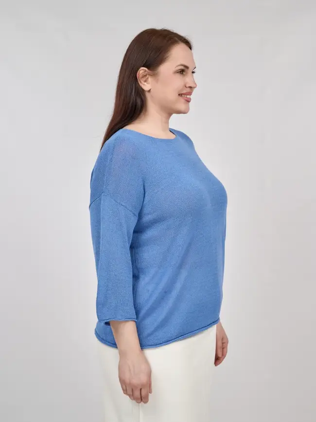 Джемпер облегченный ЭттоПлюс 25107-1 Размер 50-58. фото 166