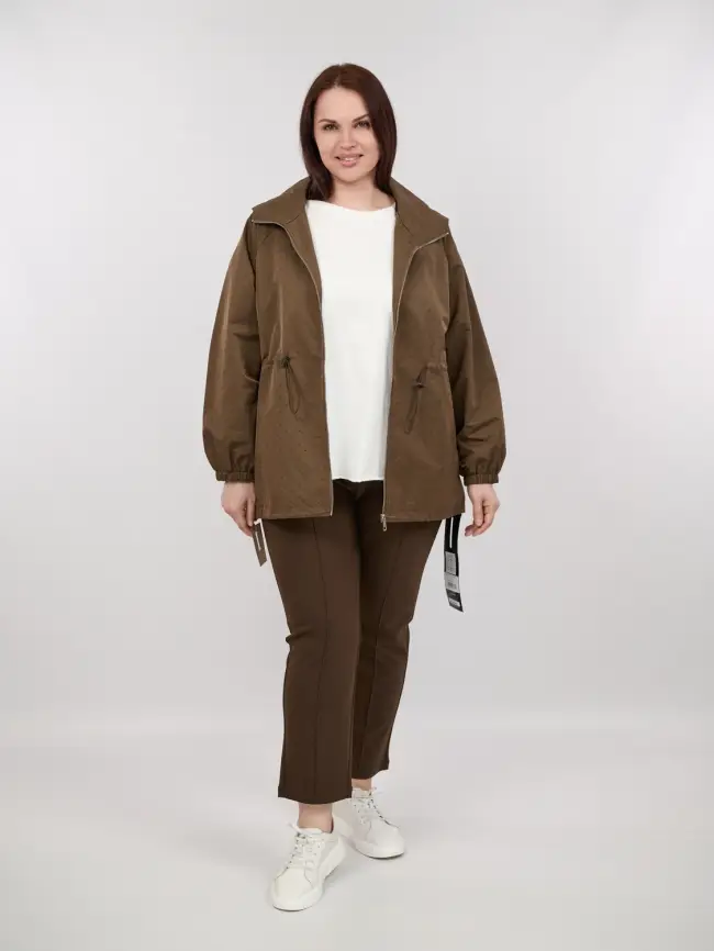 Ветровка со стразами 1633 Размер 50-58 фото 24